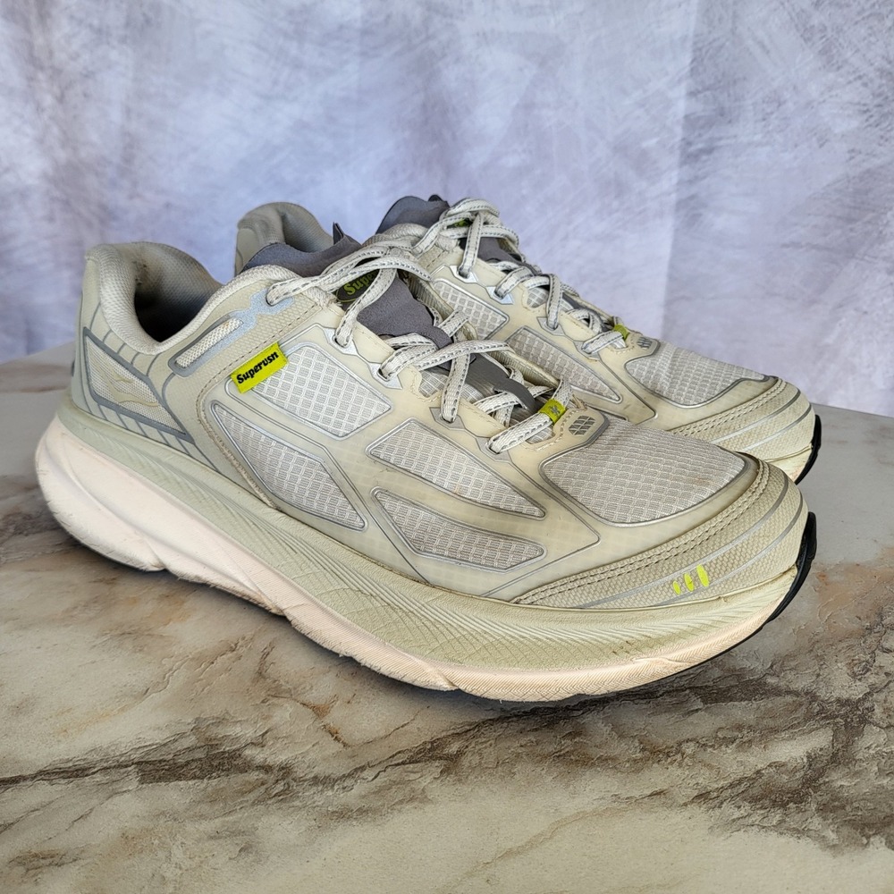 Hoka One One SUPERVSN Sneakers Men's Size 12 Bone Beige
